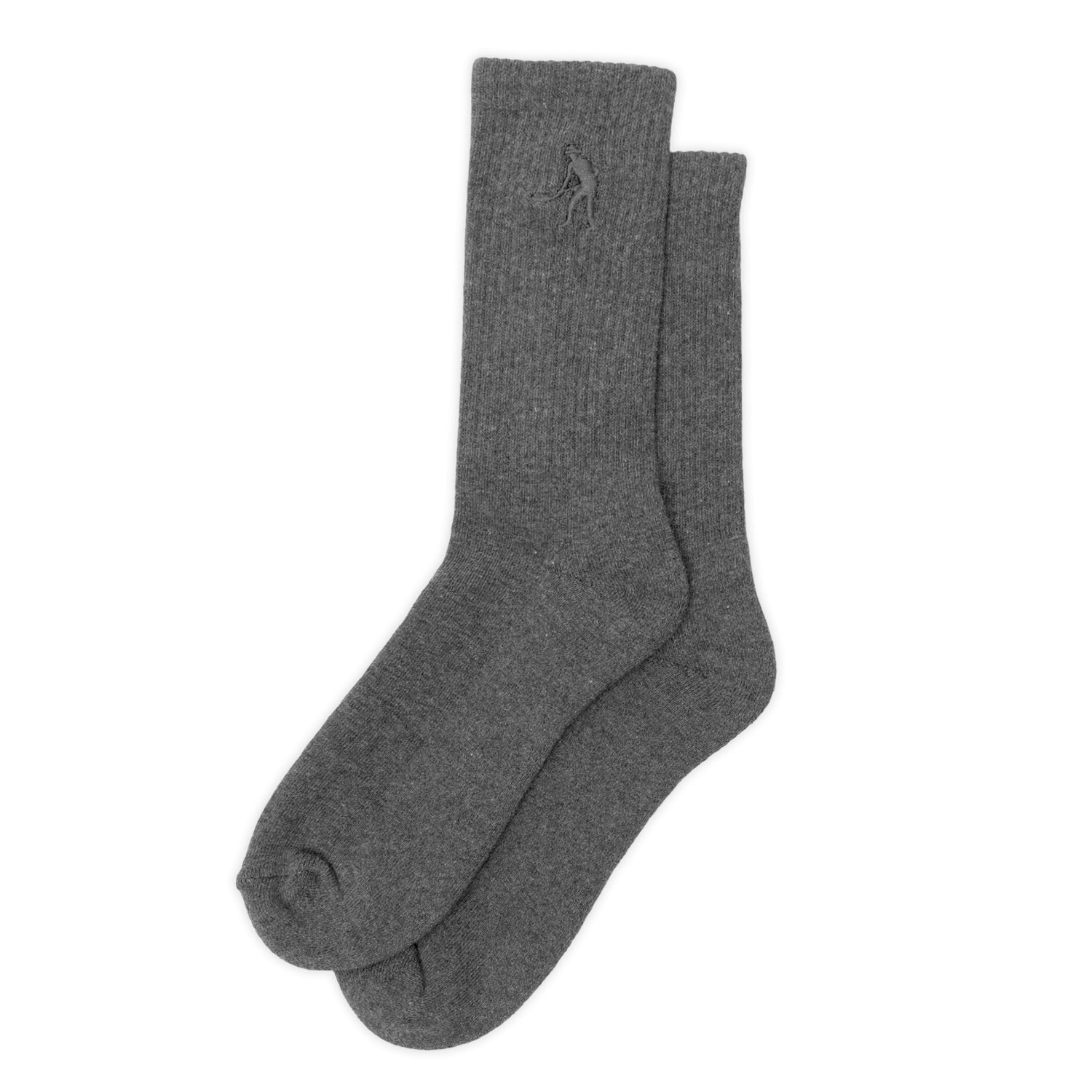 Pass~Port Solid Heather Workers Sox - Black