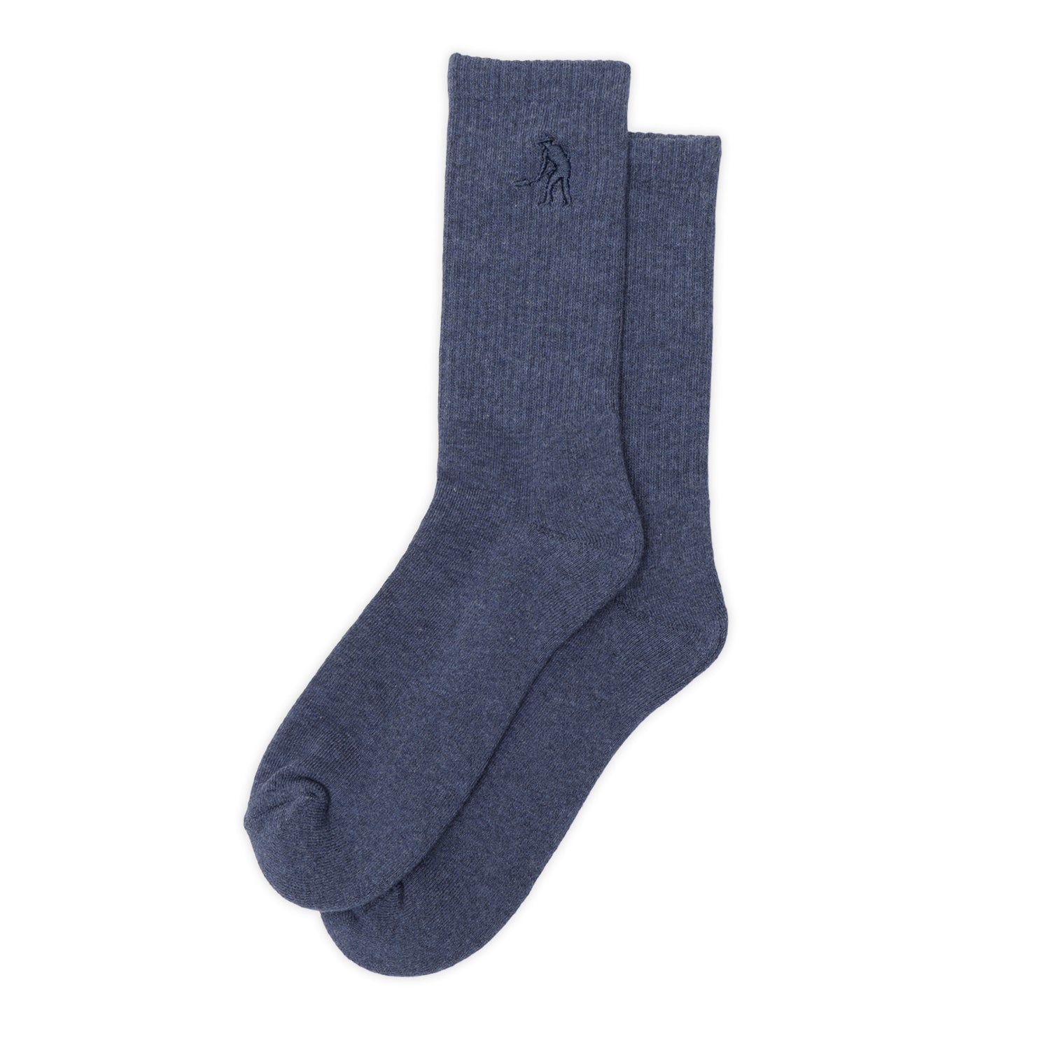Pass~Port Solid Heather Workers Sox - Navy