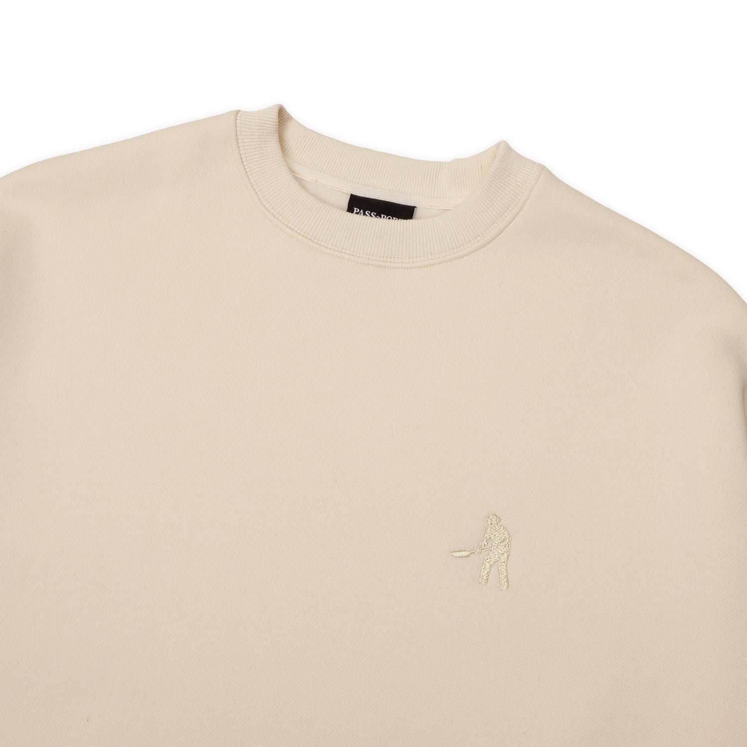 Pass~Port Solid Workers Sweater - Natural