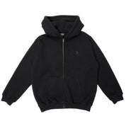 Pass~Port Solid Workers Zip Hood - Black