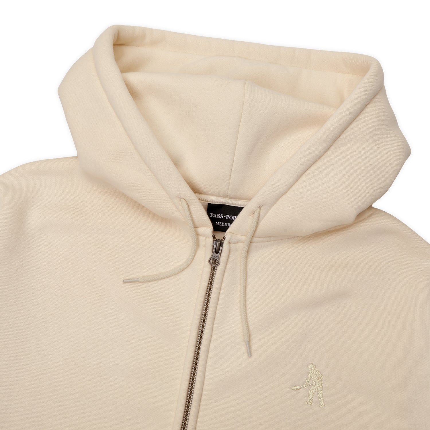 Pass~Port Solid Workers Zip Hood - Natural