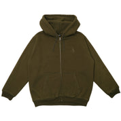 Pass~Port Solid Workers Zip Hood - Dark Olive