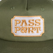 Pass~Port Yearbook Logo Workers Cap - Military