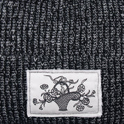 Pass~Port Edible Flowers Beanie - Black / White Speckle