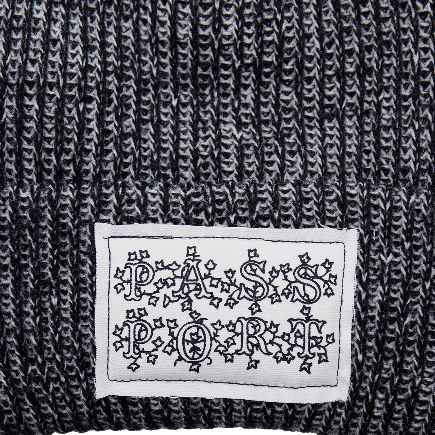 Pass~Port Edible Flowers Beanie - Black / White Speckle
