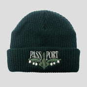 Pass~Port Lily of The Valley Beanie - Dark Green