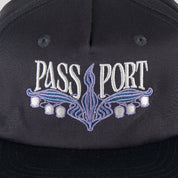 Pass~Port Lily of The Valley Workers Cap - Tar / Pitch Black
