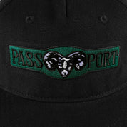 Pass~Port Ram Heavy Canvas Workers Cap - Black
