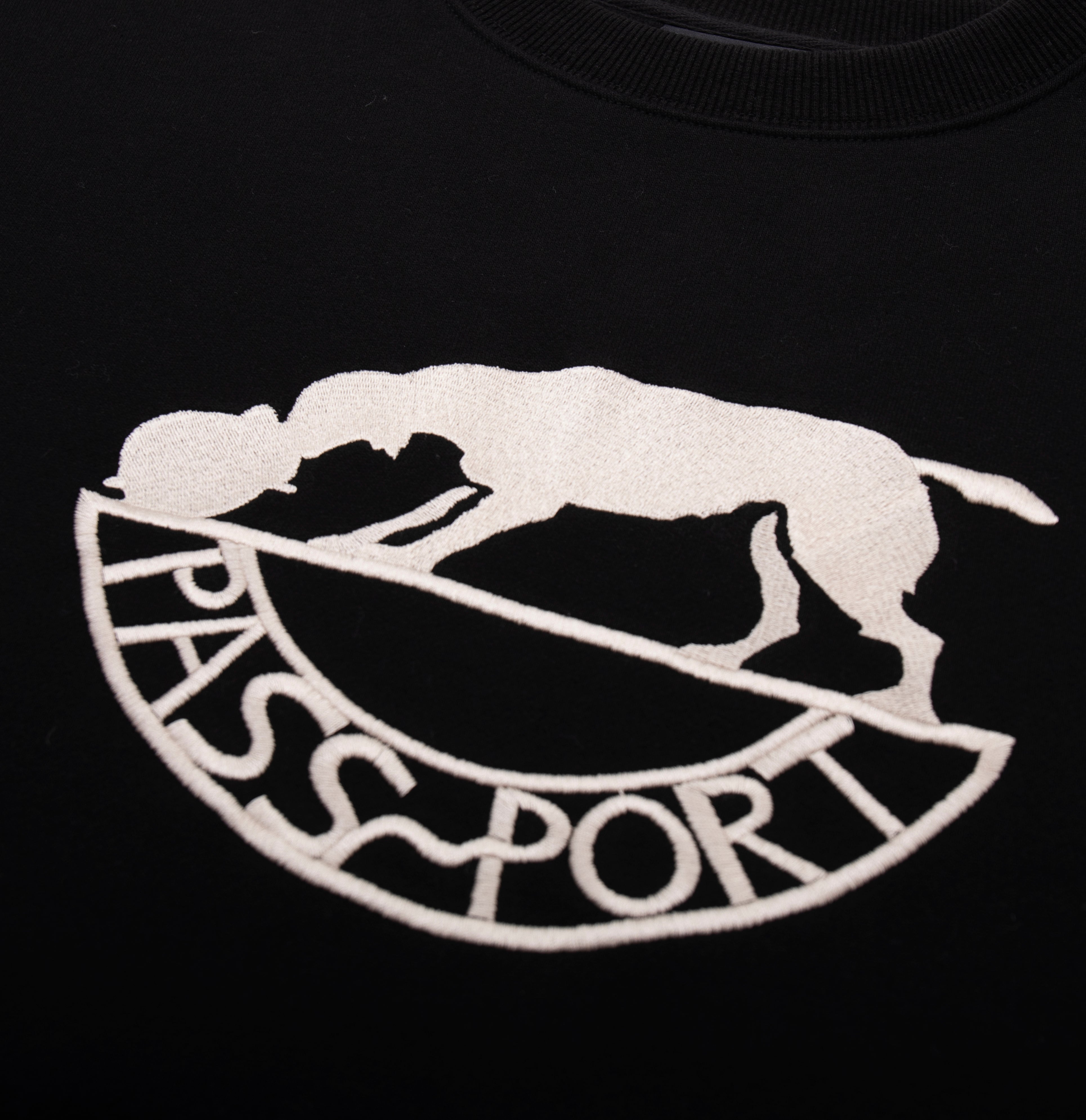 Pass~Port Fretworks Sweater - Black