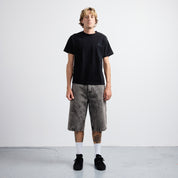 Pass~Port Workers Club 3/4 Jean Short - Acid Grey