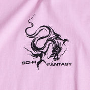 Sci-Fi Fantasy Dragon Tee - Light Pink