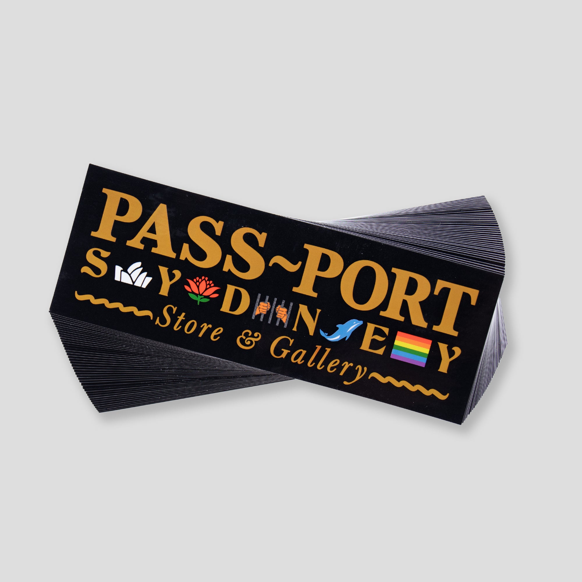 Pass~Port Souvenir Sticker