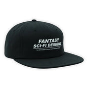 Sci-Fi Fantasy Extreme Design Hat - Black