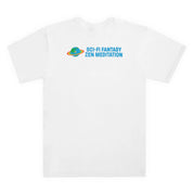Sci-Fi Fantasy Zen Meditation Tee - White