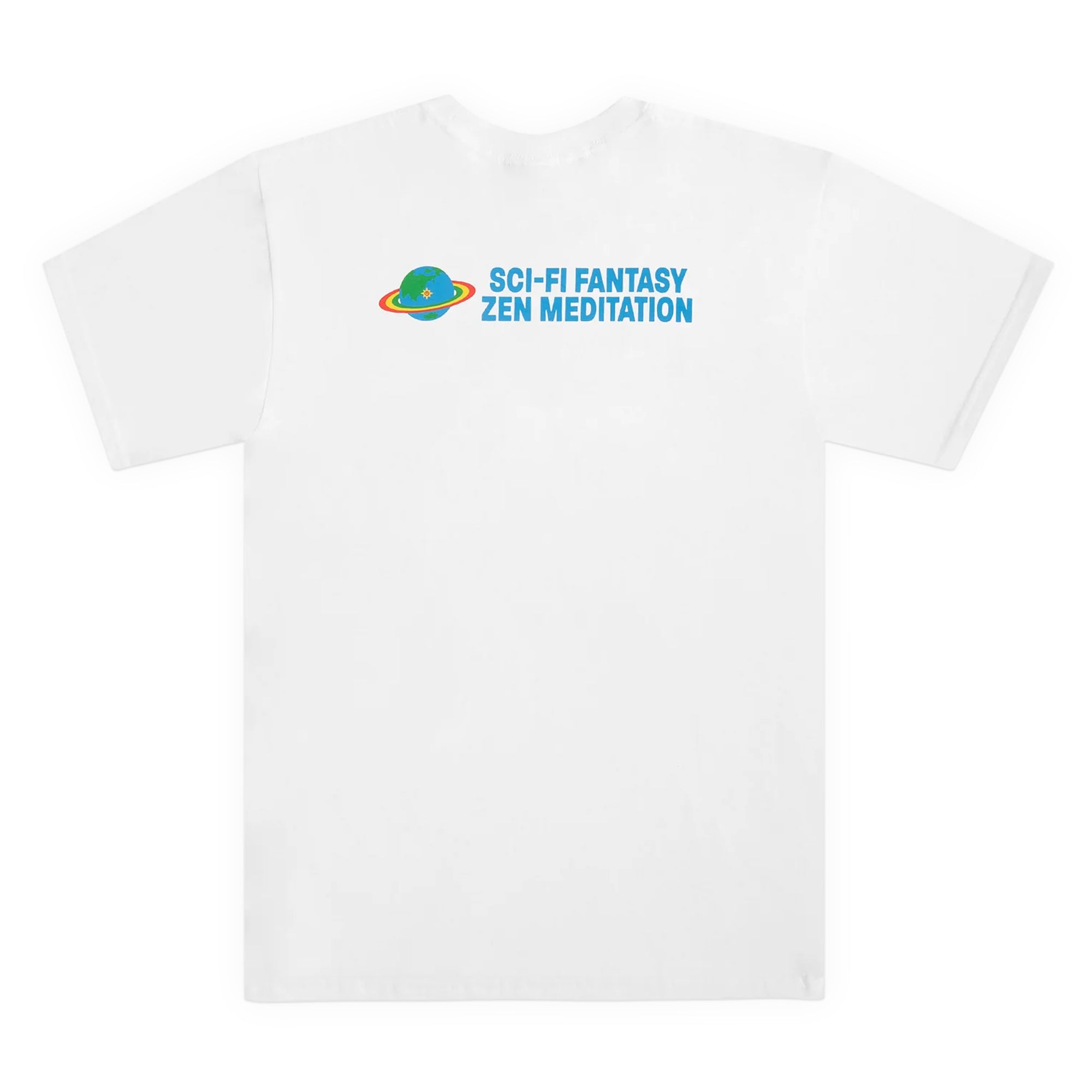 Sci-Fi Fantasy Zen Meditation Tee - White