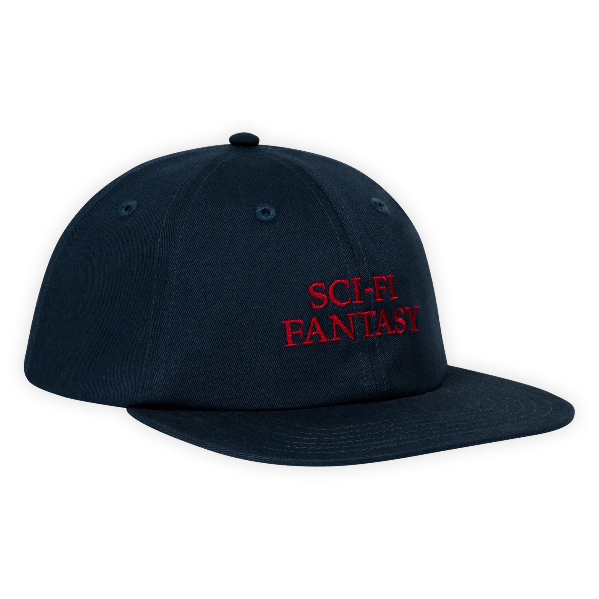 Sci-Fi Fantasy Herringbone Logo Hat - Navy