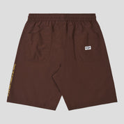 Come Sundown Split Short - Brown