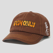 Cash Only Sketchbook 6 Panel Cap - Bark