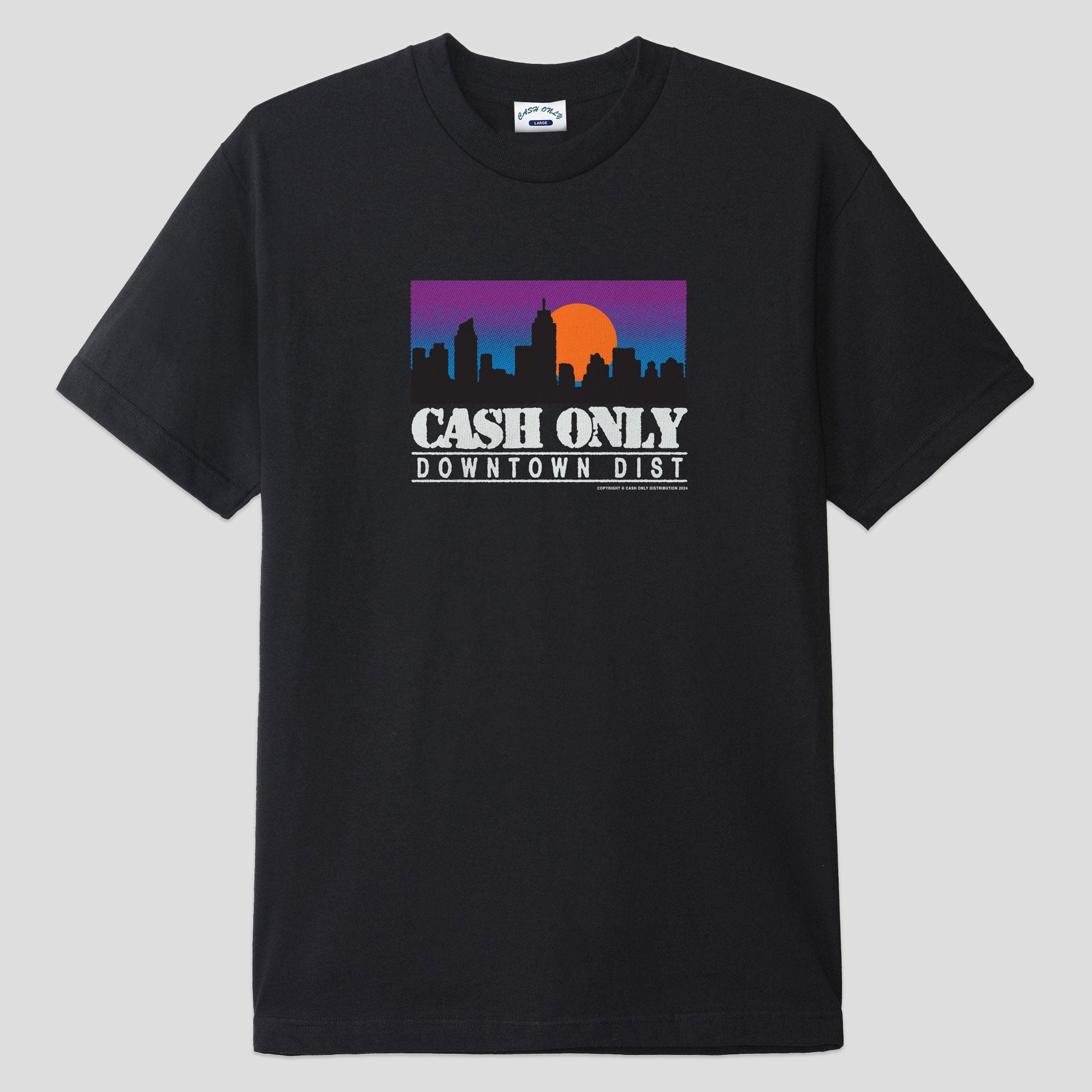 Cash Only Skyline Tee - Black