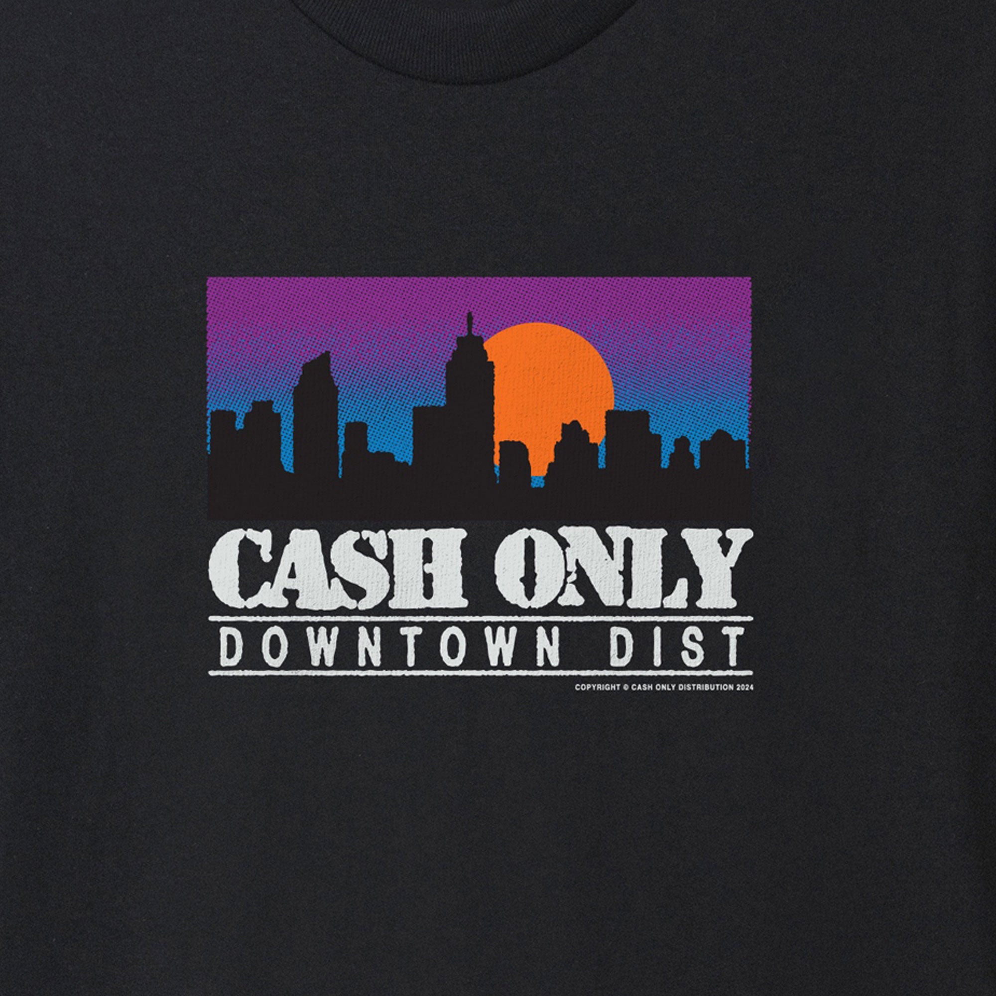 Cash Only Skyline Tee - Black