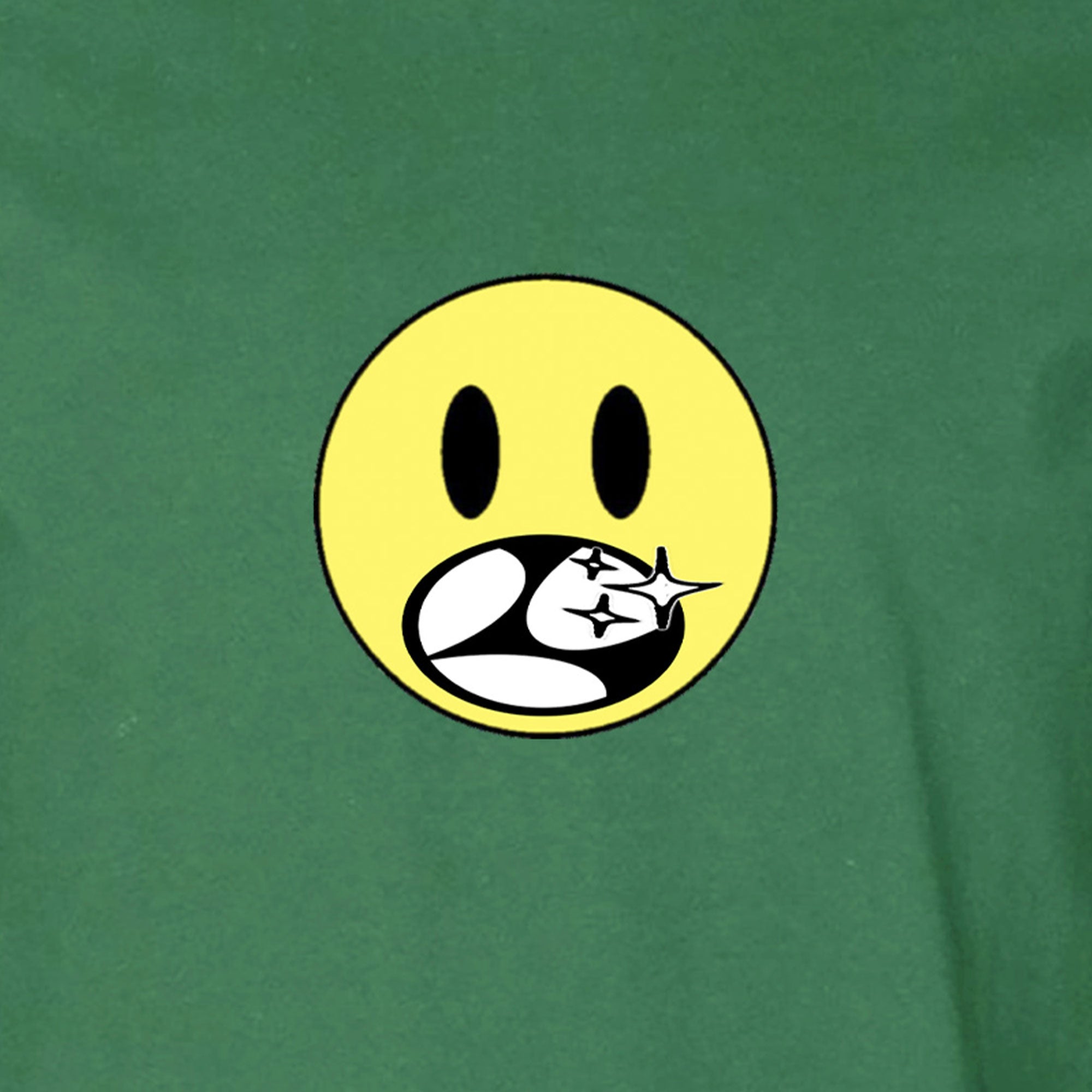 Limosine Happy Face Long-sleeve Tee - Green