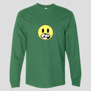 Limosine Happy Face Long-sleeve Tee - Green