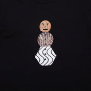 Quartersnacks Front Snackman Tee - Black