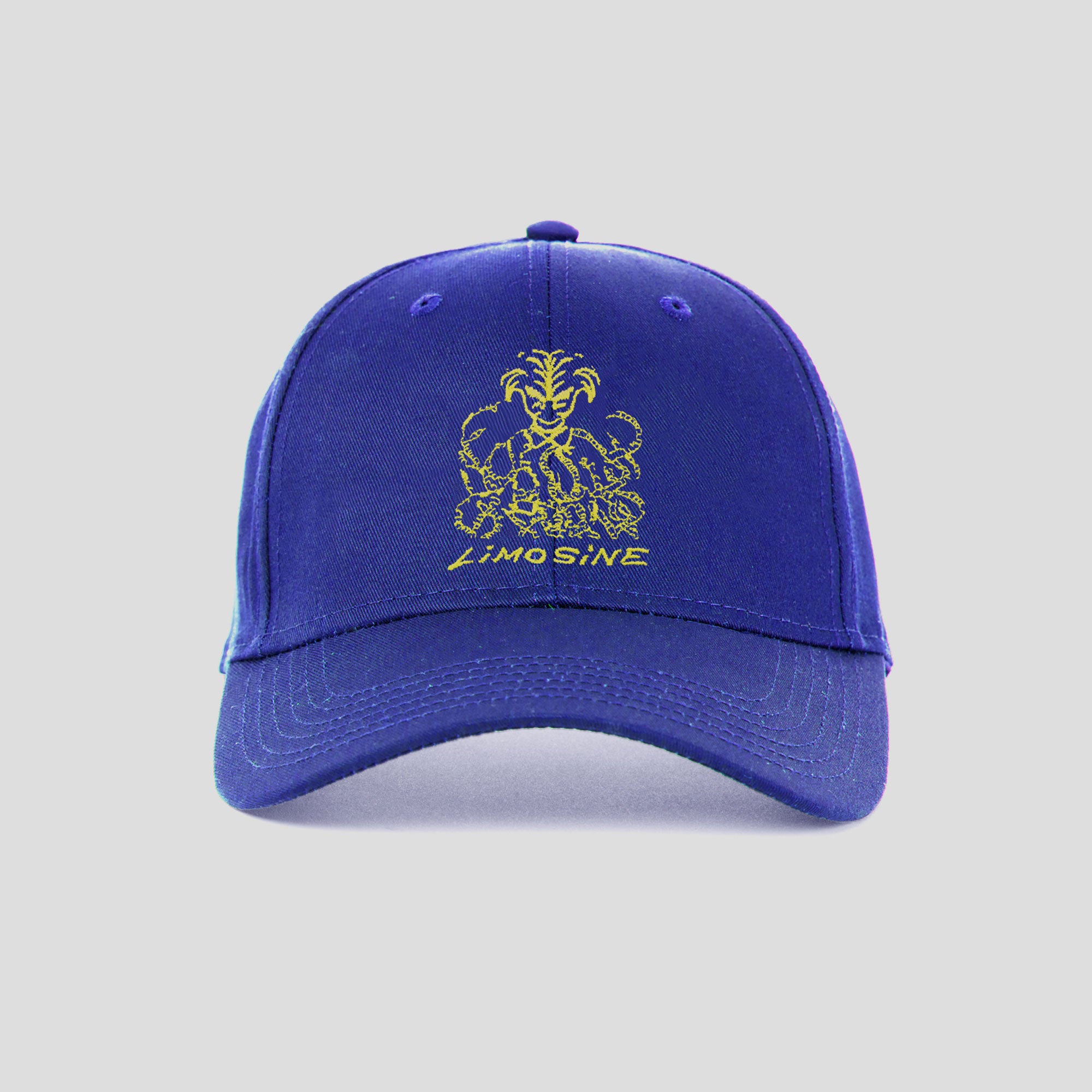 Limosine Snake Pit Hat - True Blue / Neon Yellow