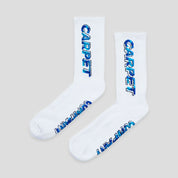 Carpet Company Misprint Camo Sock - White