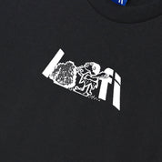 Lo-Fi Stone Logo Tee - Black