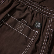 Polar Skate Co. 'Surf' Pant Contrast - Chocolate/White