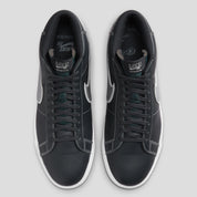 Nike SB Zoom Blazer Mid Mason Silva - Dark Obsidian / Metallic Silver