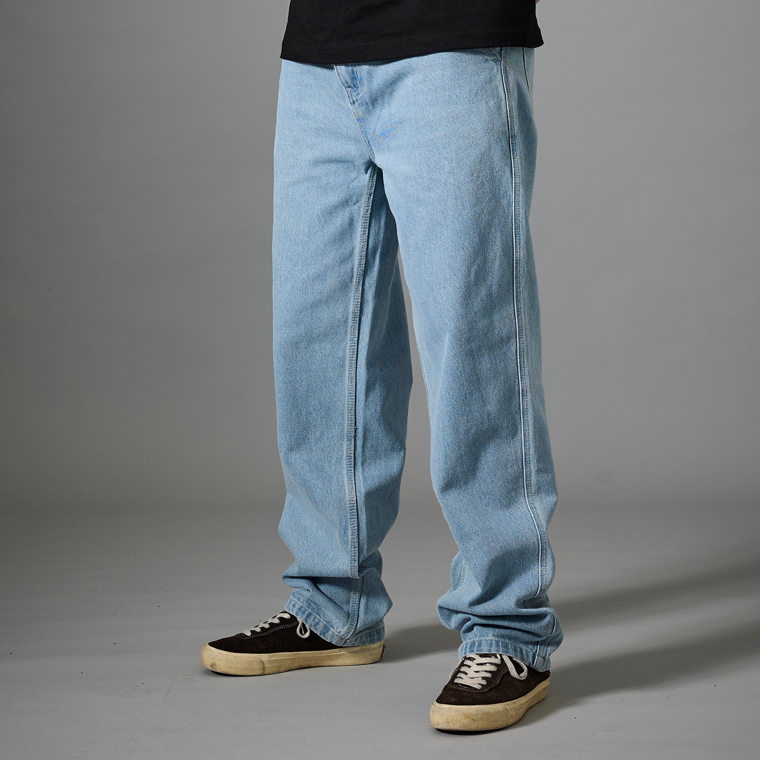 Pass~Port Workers Club Straight Leg Jean - Washed Light Indigo