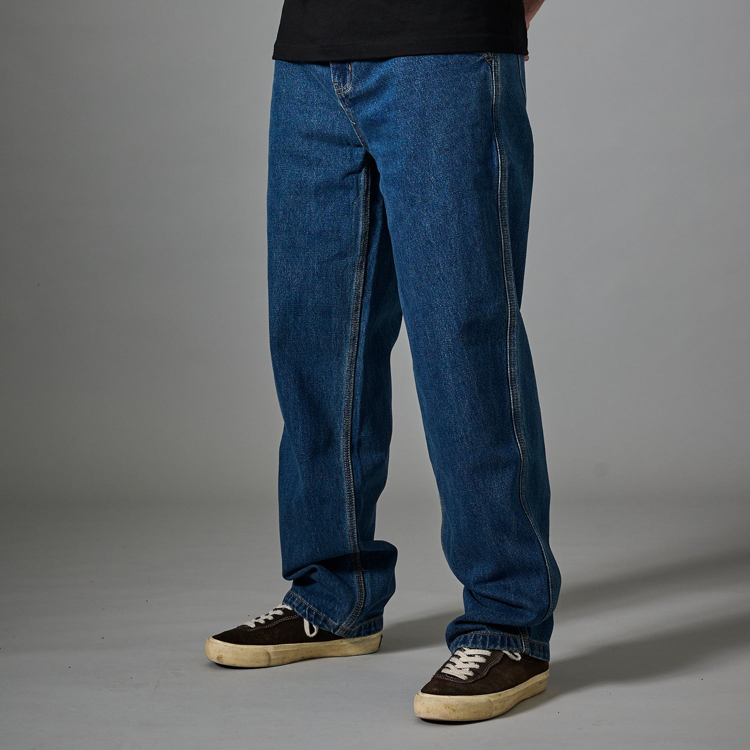 Pass~Port Workers Club Straight Leg Jean - Washed Dark Indigo