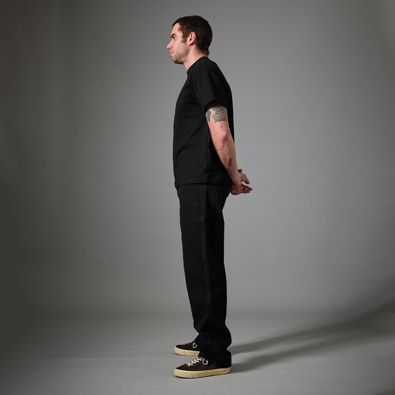 Pass~Port Workers Club Straight Leg Jean - Washed Black