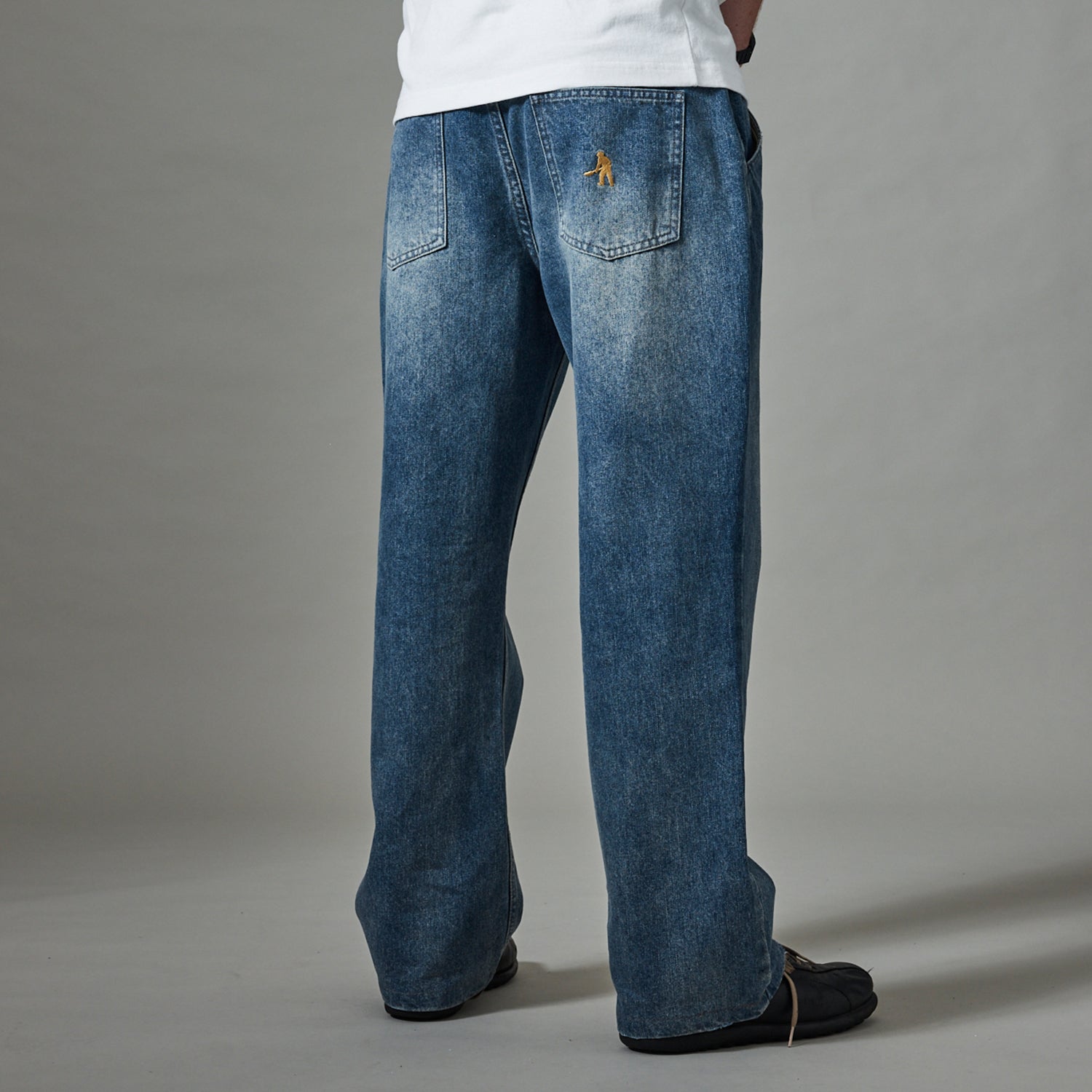 PASS~PORT worker club jeans ウォッシュグレー デニム Pass~Port Workers Club Bootcut Jean - Faded Wash Indigo