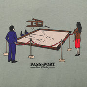 Pass~Port Store & Gallery Exclusive Art Handler Tee - Stonewash Green