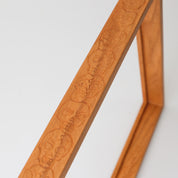 Engraved Cherry Frame Mike Gigliotti & Josh Pall