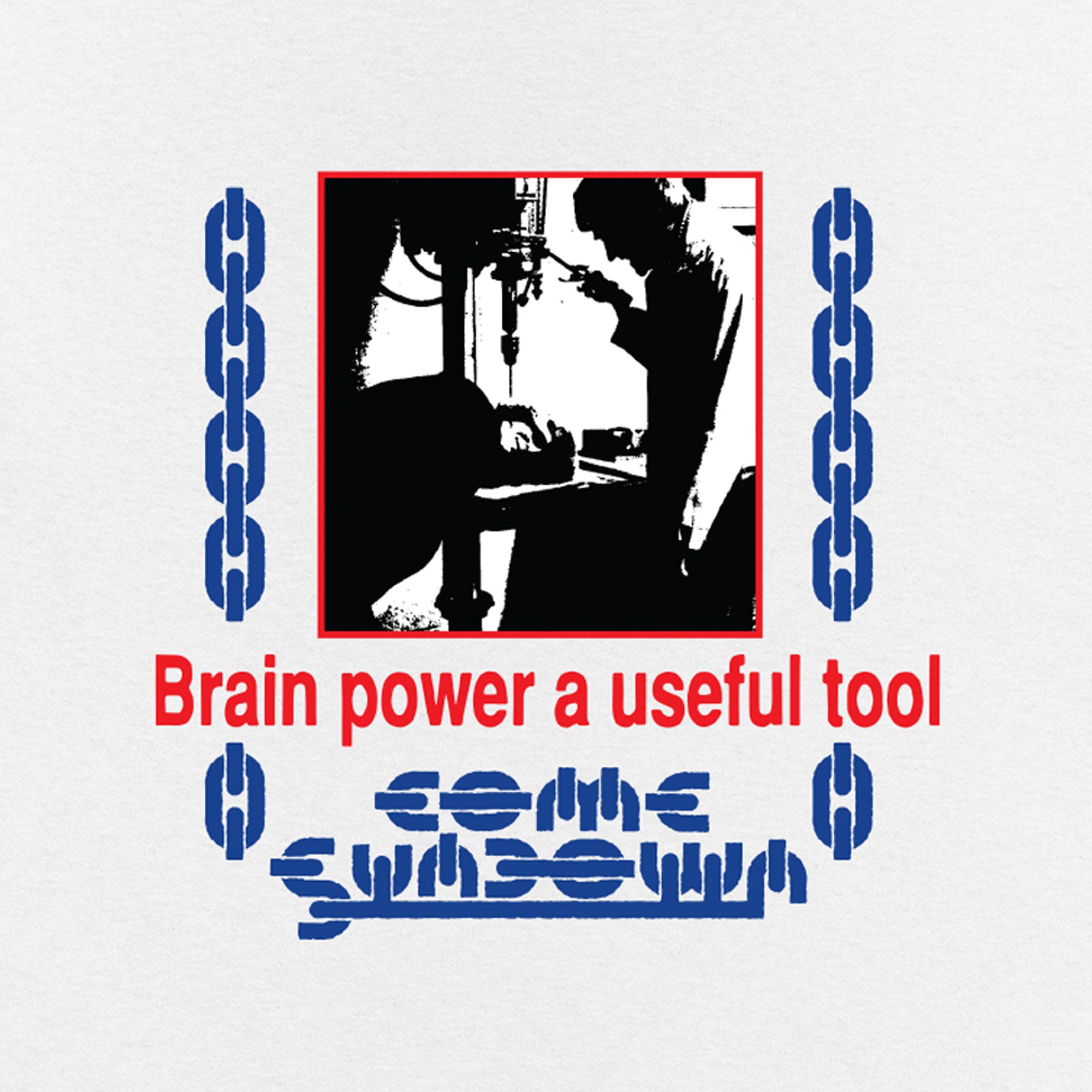 Come Sundown Brain Power Tee - White