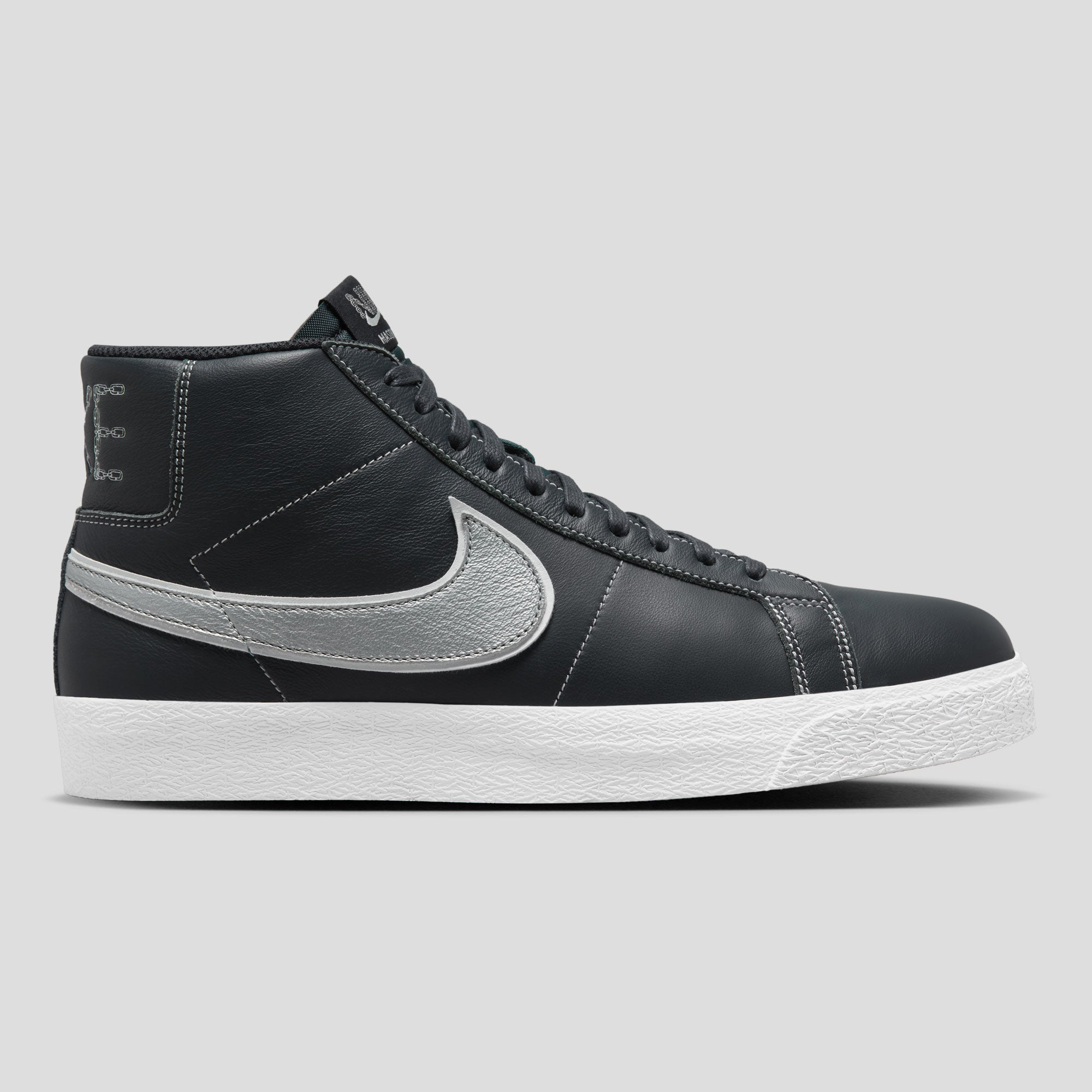 Nike SB Zoom Blazer Mid Mason Silva - Dark Obsidian / Metallic Silver