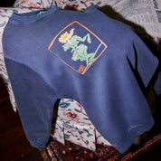 Pass~Port & May Gibbs Leap Frog Sweater - Acid Navy