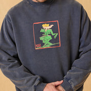 Pass~Port & May Gibbs Leap Frog Sweater - Acid Navy