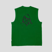 Hoddle Ribbed Vest - Forest Green