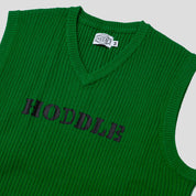 Hoddle Ribbed Vest - Forest Green