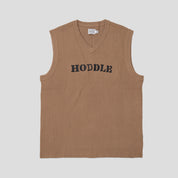 Hoddle Ribbed Vest - Sand