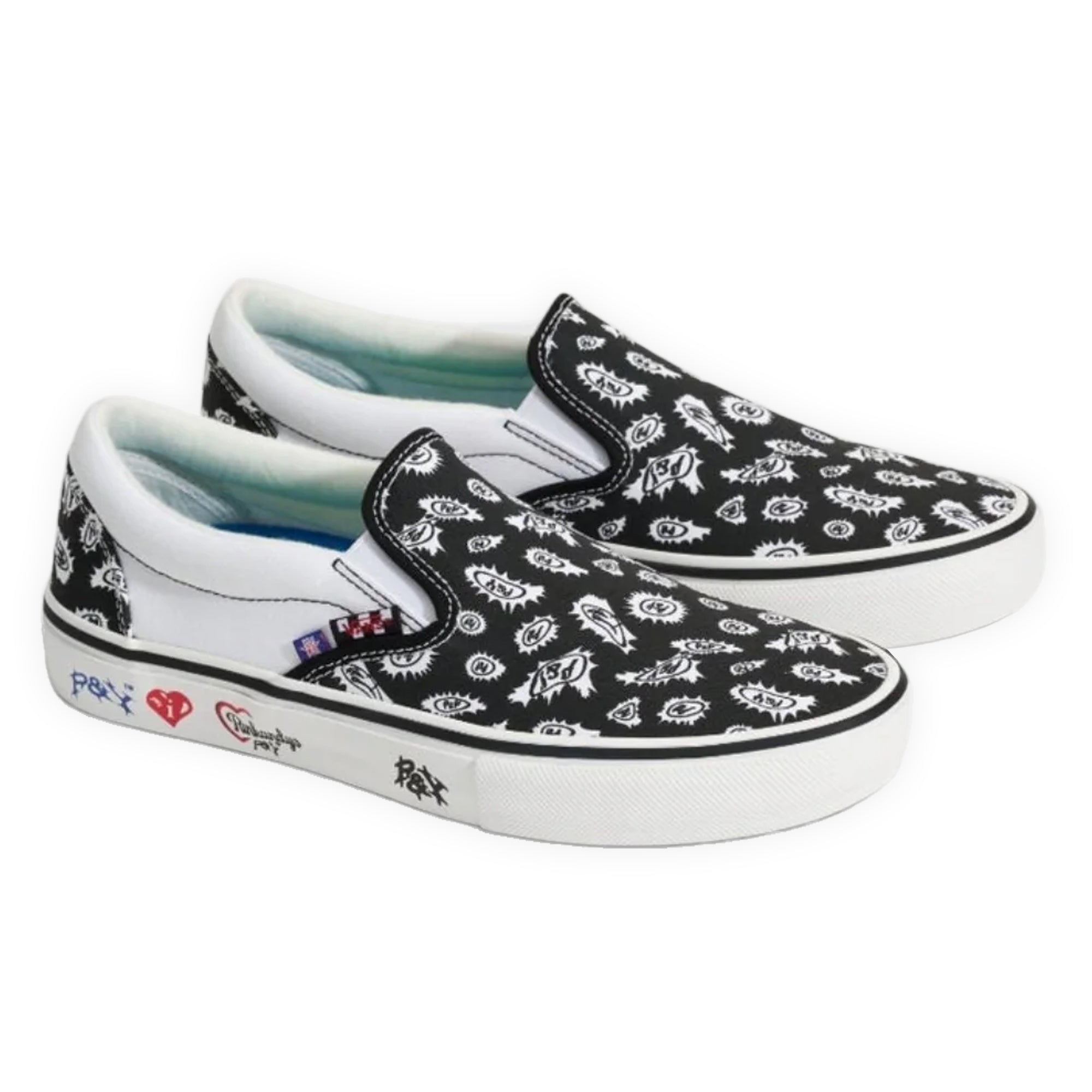 Vans Skate Slip On - Punk&Yo Black / White