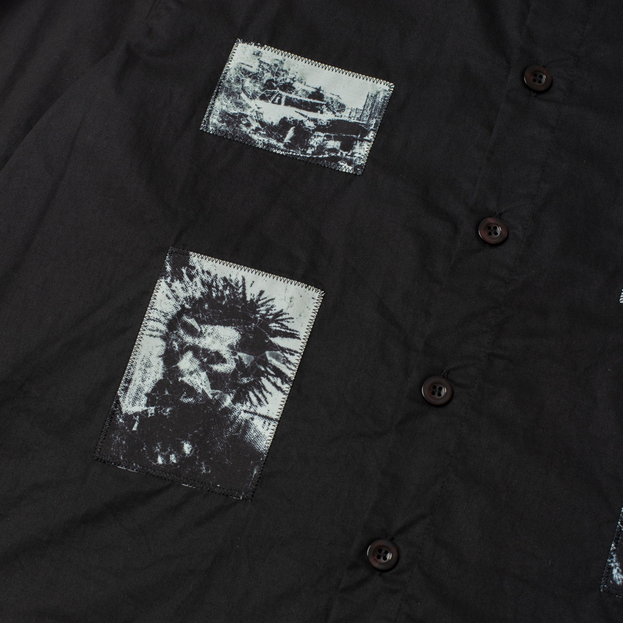 Hoddle Vision Of Hell Oxford Shirt - Black