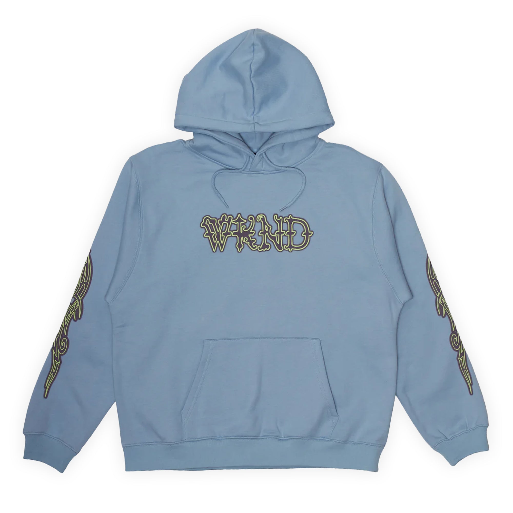 WKND Huldra Script Hoodie - Blue