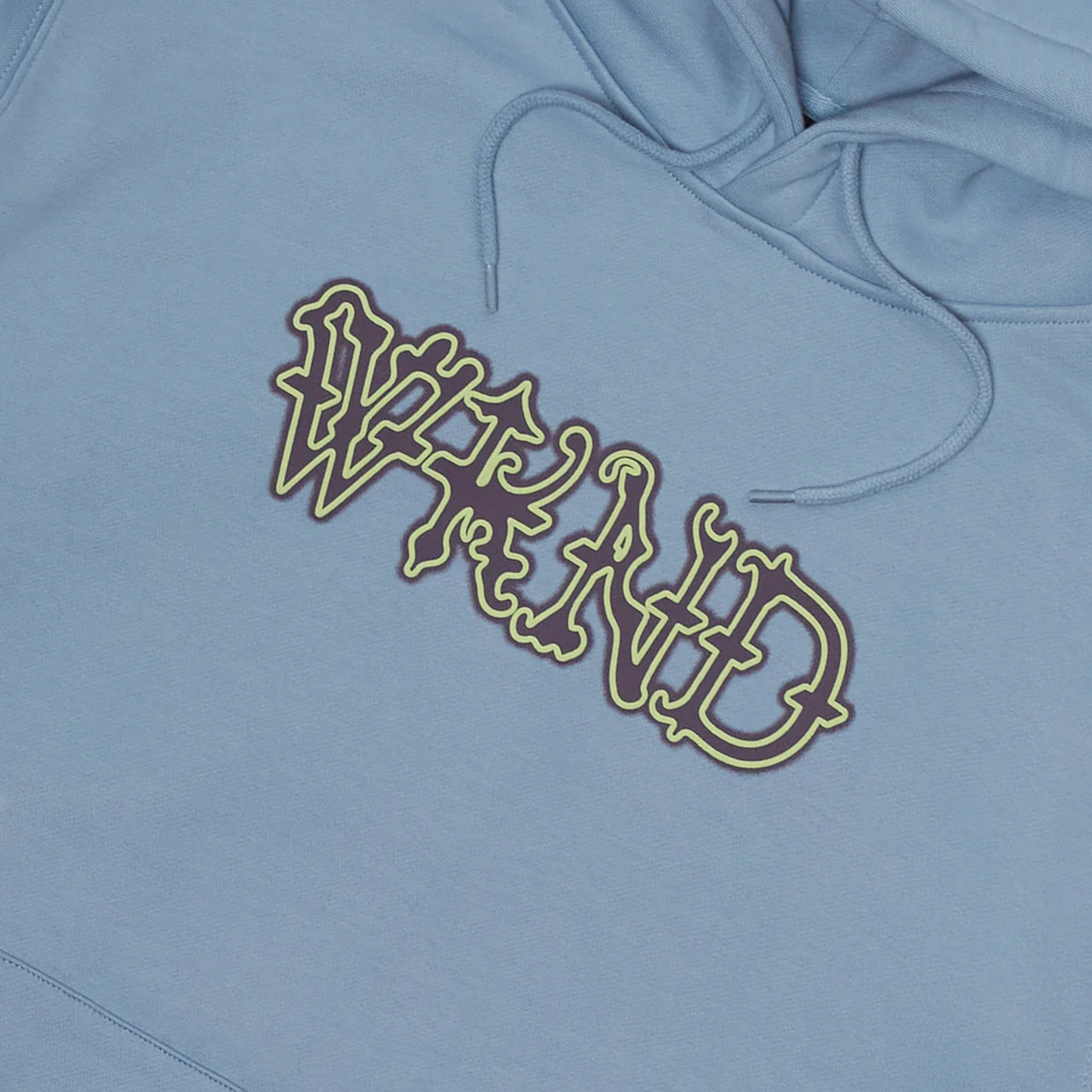 WKND Huldra Script Hoodie - Blue