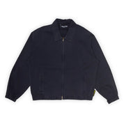 WKND Stone Washed Twill Zip Jacket - Navy Stone Wash